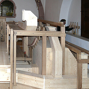 Organ details - Construction of the bellows