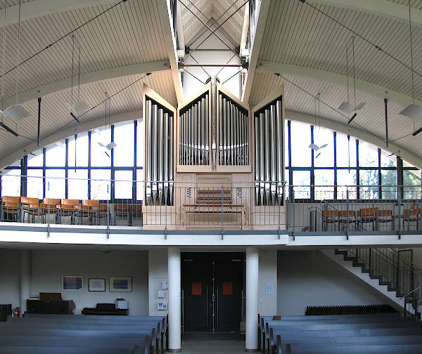 Orgel - Ev.-luth. Friedens-Kirche Arnum