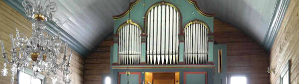 Orgel - Den Norske Kirke Vigeland (Norwegen)